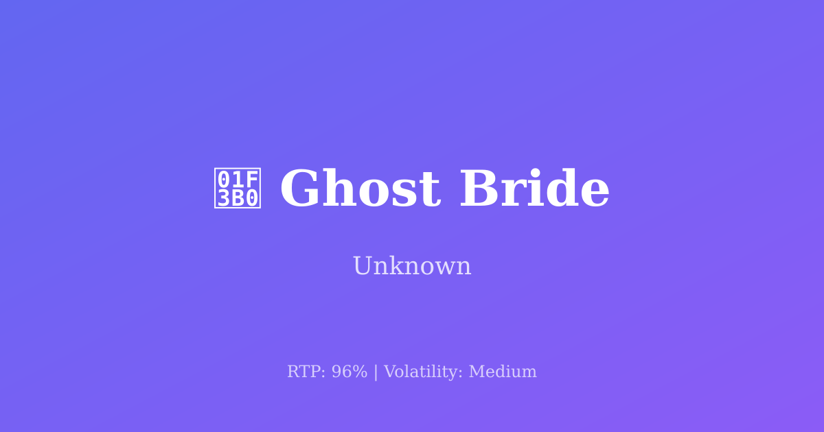 Ghost Bride
